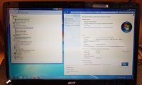 Gebrauchter Laptop mit 18,4" Full-HD-Display und Windows 7