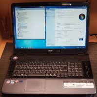 Gebrauchter Laptop mit 18,4" Full-HD-Display und Windows 7
