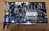 Gebrauchte PCI-Grafikkarte 3D - ATI Radeon 9250 mit 128 MB-RAM
