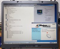 Gebrauchtes Notebook mit Windows 2000 Professional