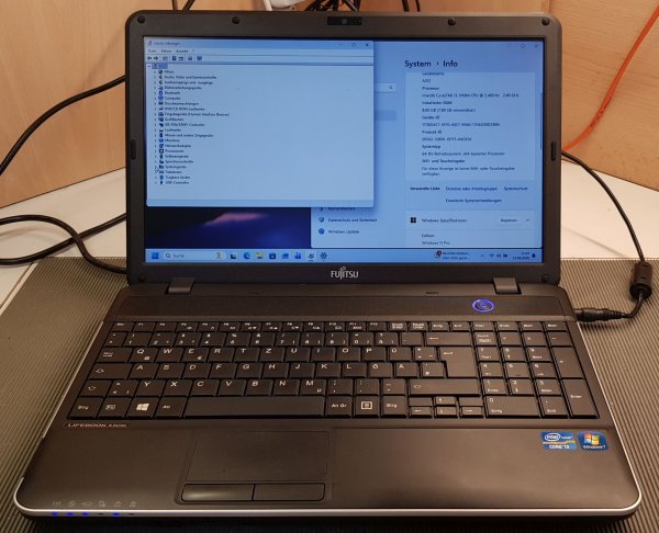 Gebrauchter Laptop mit Windows 11 Professional