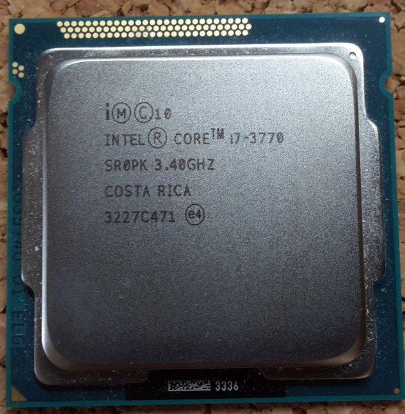 Gebrauchter Prozessor Intel Core i7-3770 mit 3,4 GHz für Sockel 1155