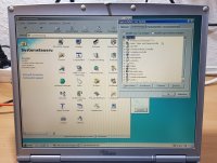 Gebrauchtes Notebook mit Windows 98 - 512 MB-RAM - 160...