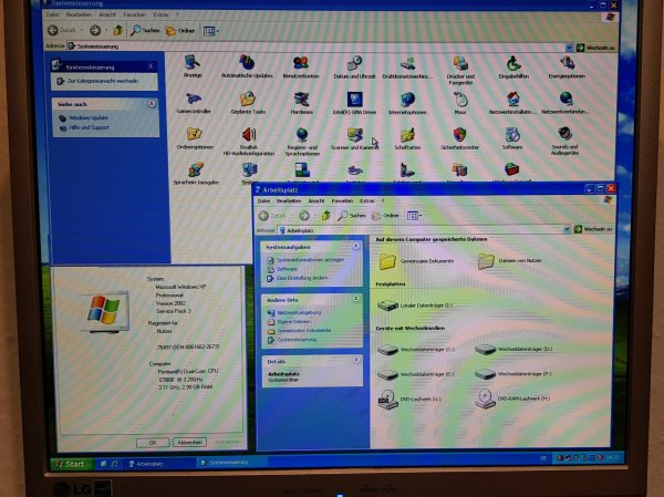 Gebrauchter PC mit Windows XP Professional SP3