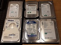 Gebrauchte 160 GB PATA Marken-Festplatte 3,5" IDE_P-ATA